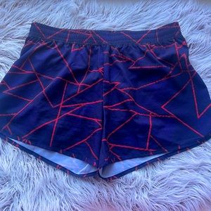 Champion Medium Athletic Bike Shorts, Sweat Resistant Purple, Black Pink Retro